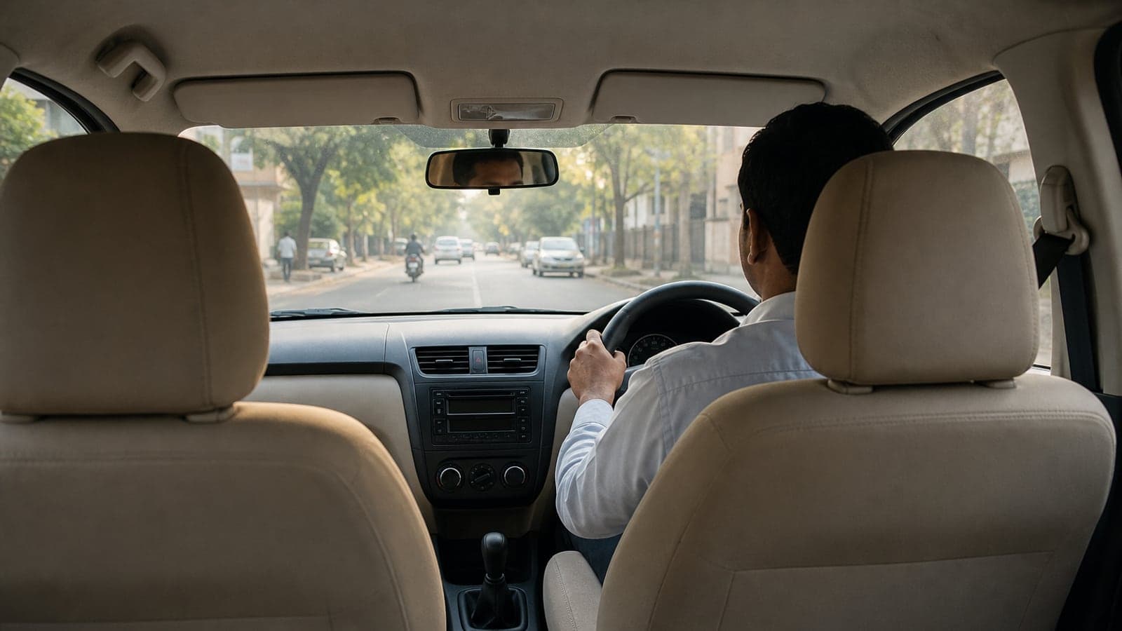 Illustrative stock photo representing a booked cab journey